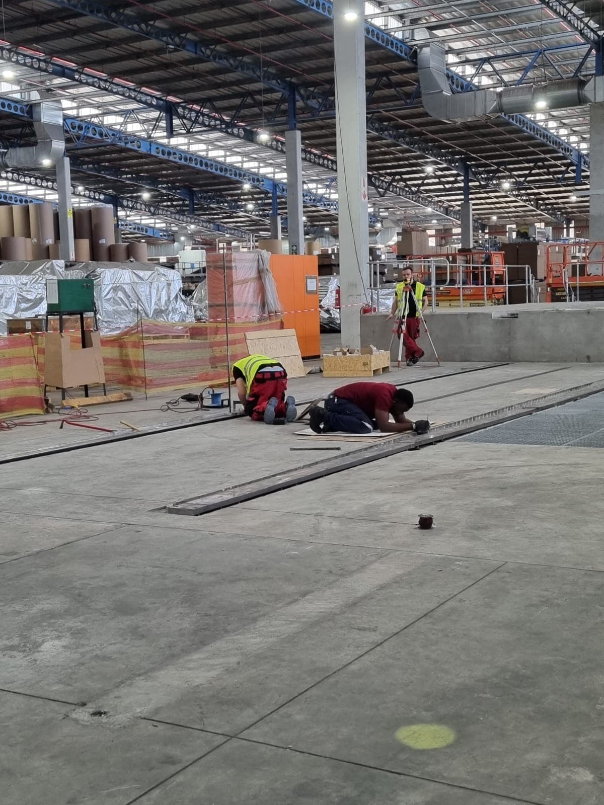 Rail installation and precision alignment